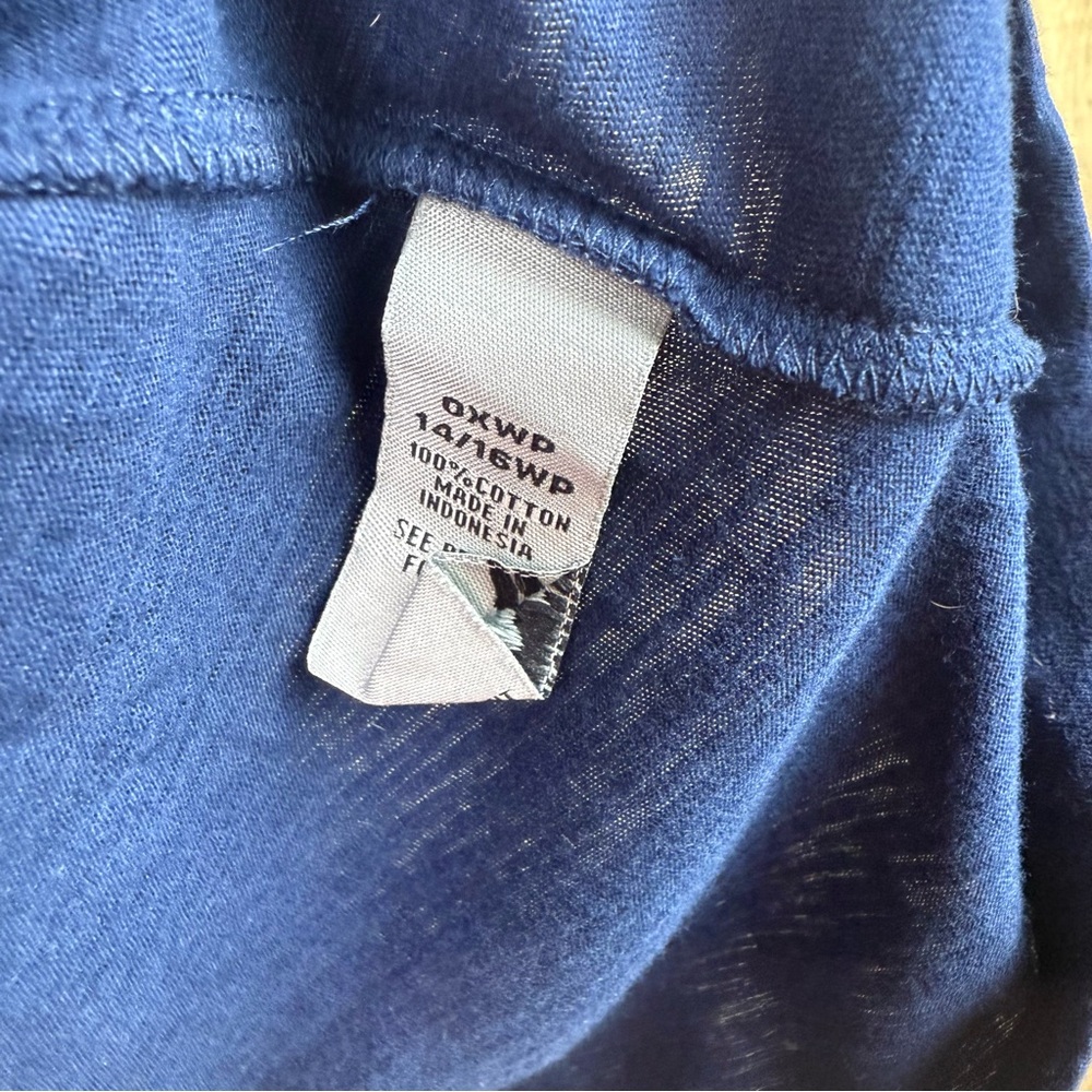 Catherines Navy Coconut Drink Tee Petite - Picture 6 of 7